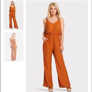 Alison Joy Rust orange jumpsuit